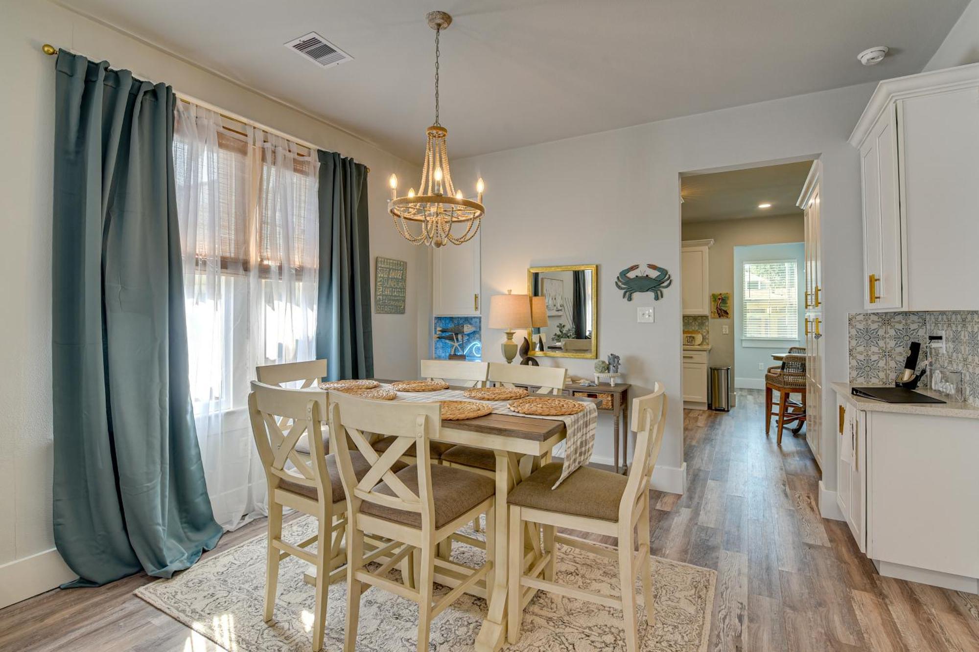 Walk To Galveston Beach Texas Home With Fenced Yard Exterior foto